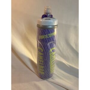 CamelBak Podium Big Chill Insulated Water Bottle Purple Lime Green 25oz Cycling
